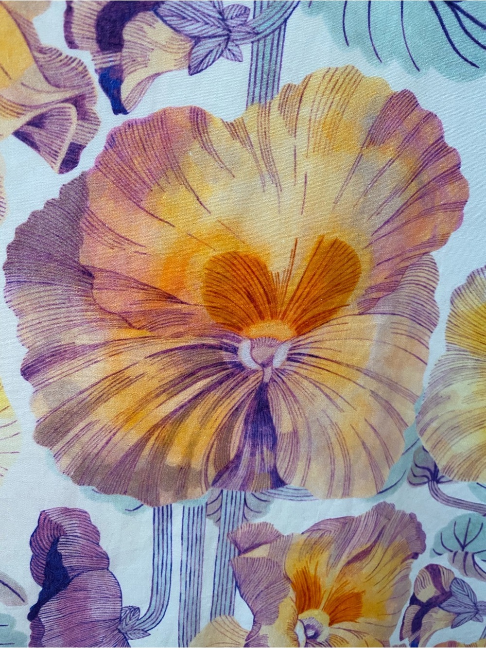 Anthropology Cecilia Pettersson Floral Tie-Front Sundress in Yellow & Purple - Picture 6 of 12